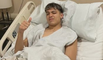 La foto de Exequiel Zeballos de Boca tras la operación